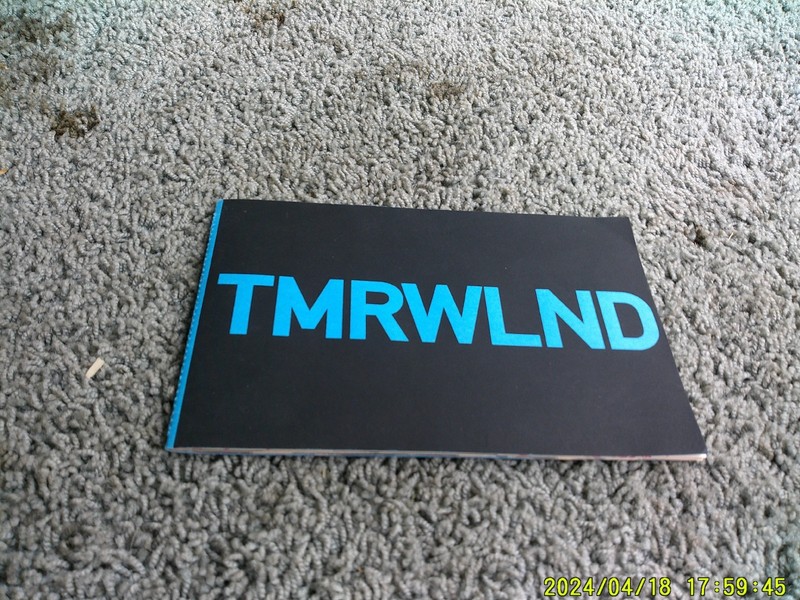 TMRWLND. Volume 1 #3 2015. Limited edition Street Art magazine. SIGNED