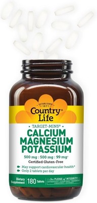Target Mins - Calcium Magnesium Potassium Bone & Heart Health