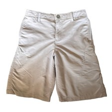 Under Armour Boys YMD Khaki Cargo Athletic Shorts Loose Fit
