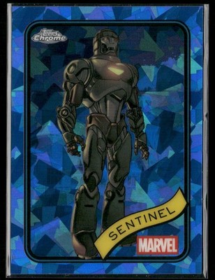 2025 Topps Chrome Sapphire Edition Marvel #33 Sentinel A8