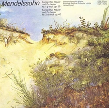 MENDELSSOHN Piano Concertos 1 & 2 GHEORGHIU KEGEL Eterna 826330 1972 Black Label