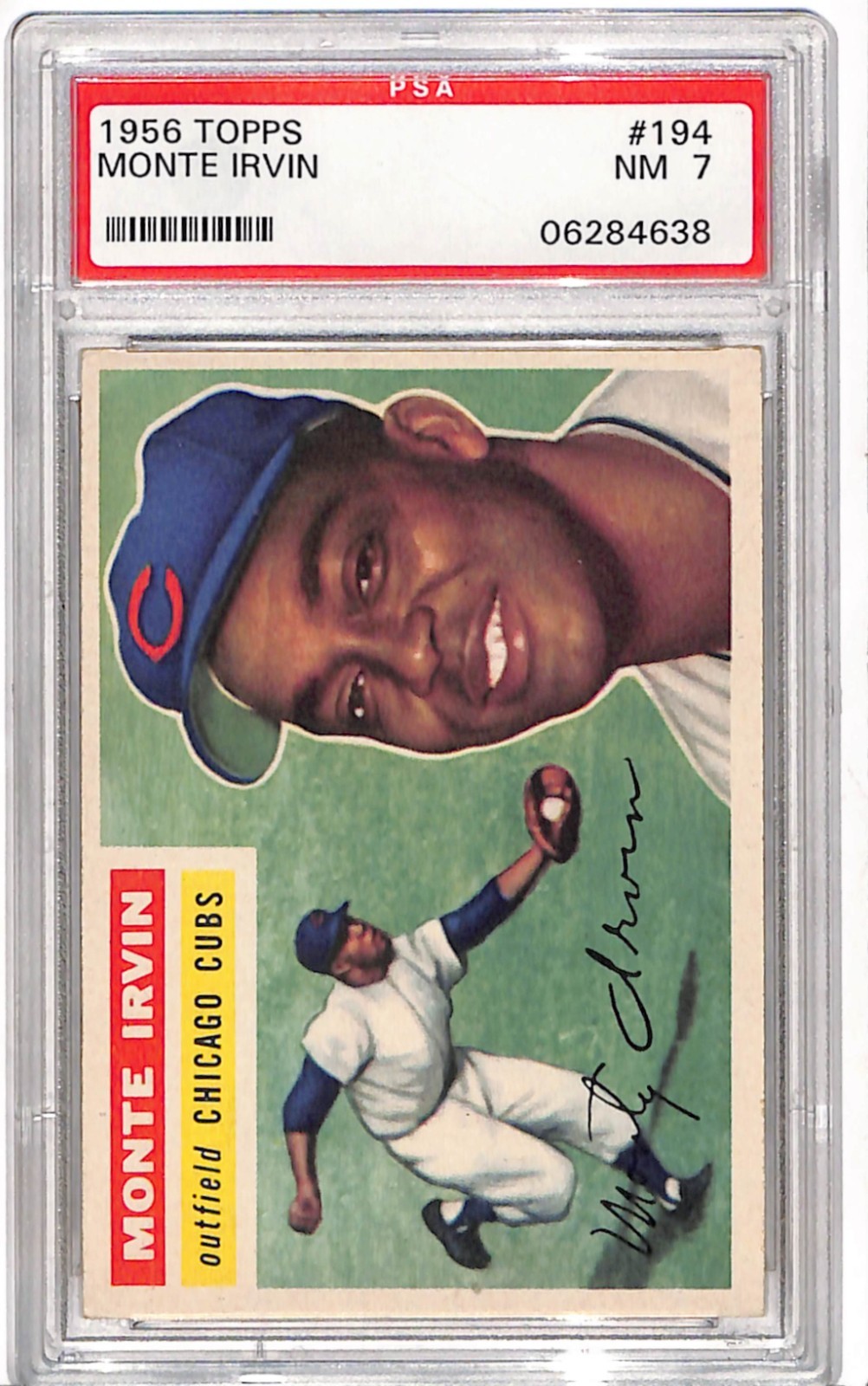 1956 Topps Monte Irvin #194 PSA 7