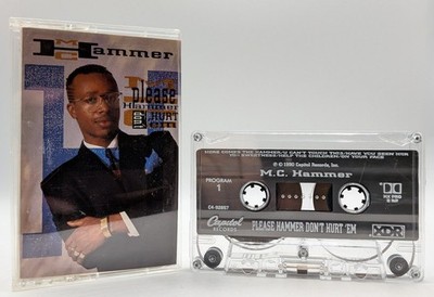 MC Hammer Please Hammer Don't Hurt 'Em Cassette 1990 Capitol Records