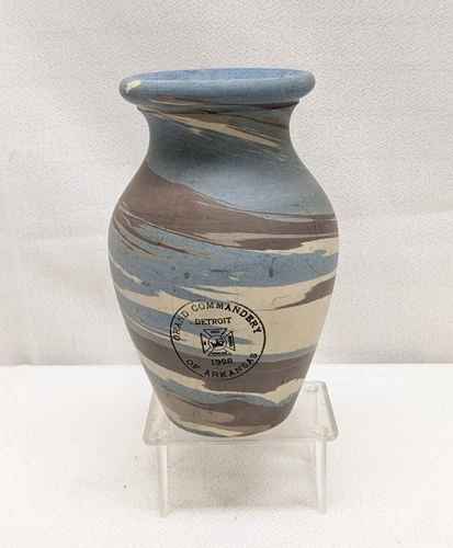 Niloak Mission Swirl 1928 Grand Commandery Arkansas/Detroit 1st Mark & Ink Stamp