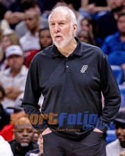 San Antonio Spurs GREGG POPOVICH Glossy 8x10 Photo Basketball Print