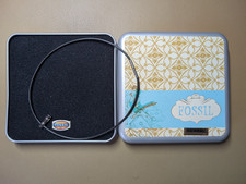 Fossil Herren-Halsband mit Dose – Bajonettverschluss