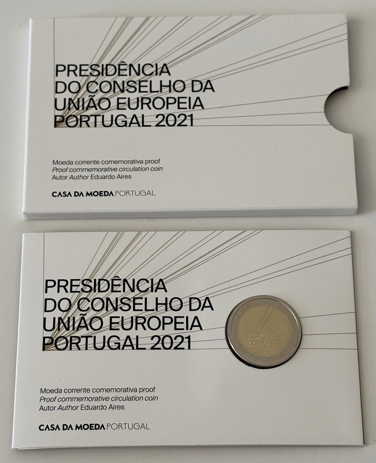 🇵🇹 2 Euro BE Proof Portugal 2021 - Présidence Conseil Union Européenne🇵🇹