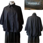 RUNDHOLZ Mainline NWOT Black 100% Cotton Poplin A-Line, Oversized Shirt S