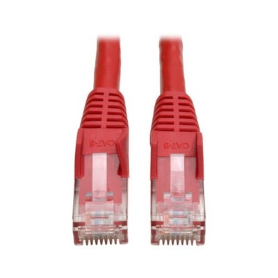 Tripp Lite N201-050-Rd Patch Cable Gigabit Snagless Molded Cat6 Rj45 M/M 50Ft
