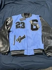 Sneek Gallery Goat Lettermans Jacket Size XL Blue/Black #23 NWT Jordan