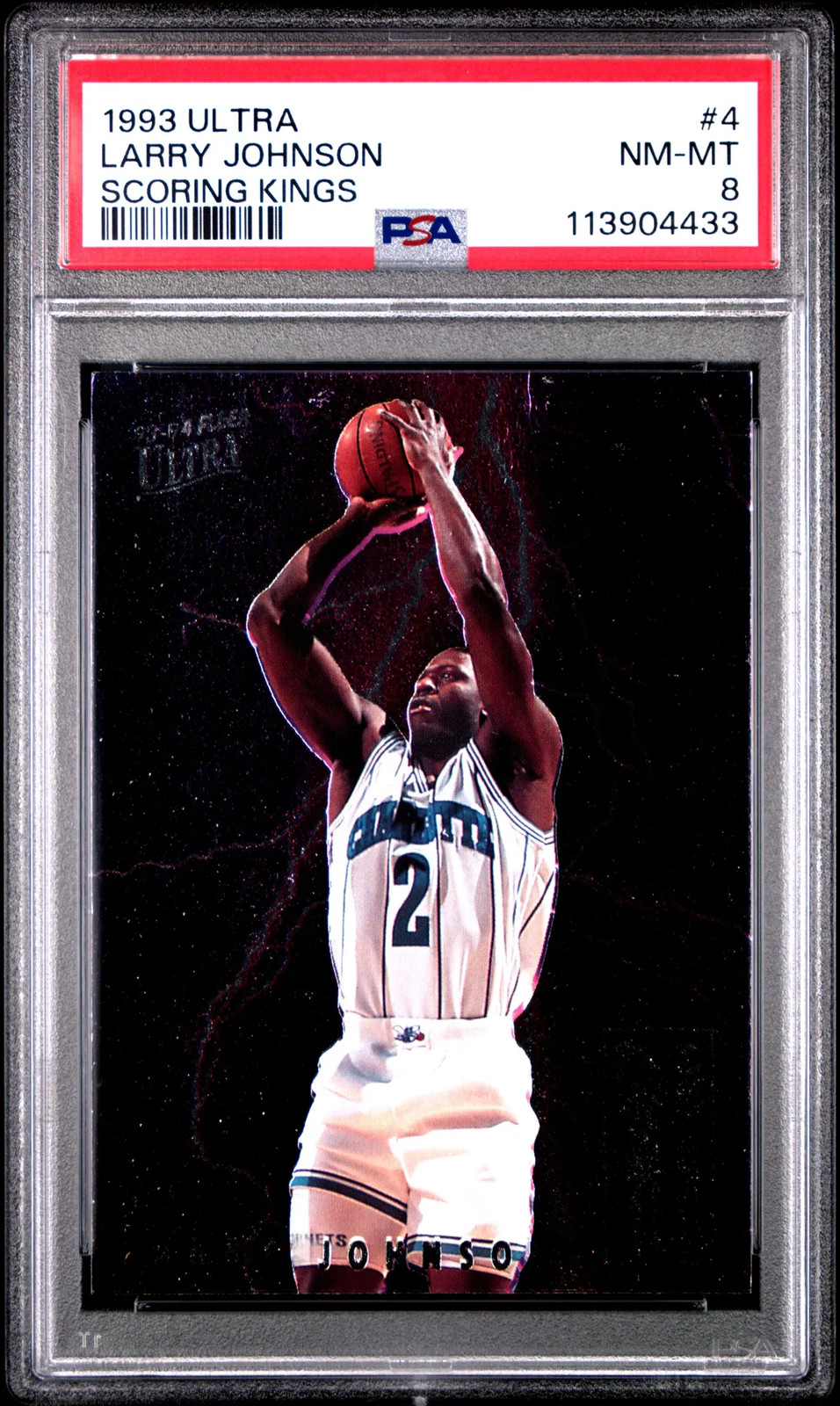 1993 Ultra Scoring Kings Larry Johnson #4 PSA 8 POP 136