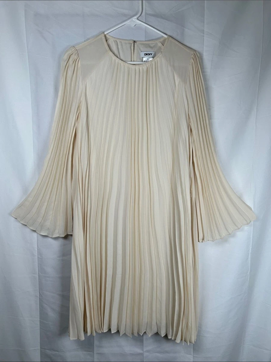 dkny beige dress DKNY Women's Seamed Tank Dress With Tie Back in Floral Pebble main image 1