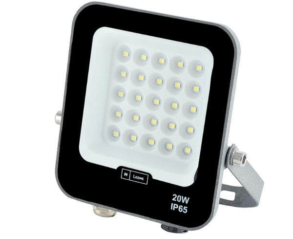 Foco Proyector LED Napoli Plus 20W | 2400 lúmenes Luz Fría 6000K IP65  Regulable