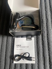 nulaxy km28 gold wireless bluetooth fm transmitter car adapter google assistant