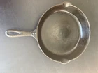Antique Lodge Raised  8 Cast Iron   Skillet  No-Notch Arc Logo