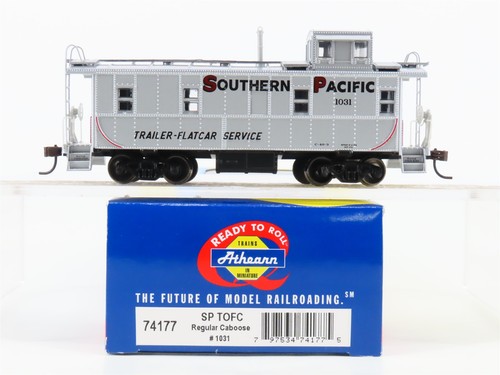 Escala HO Athearn 74177 SP Southern Pacific TOFC Cupola Caboose #1031 | Zustand: Used