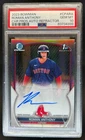2023 Bowman Roman Anthony Chrome Auto Refractor 1st Prospect #112/499 PSA 10