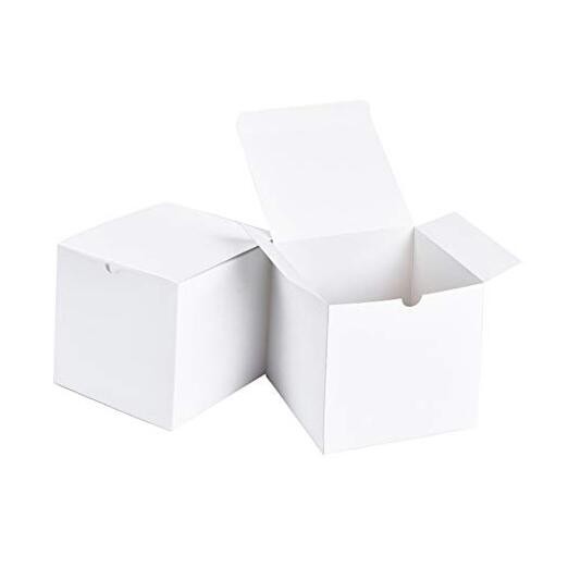 Es With Lids | 6x6x6inch Square Boxes 6"x6"x6" White