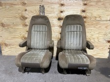 88-94 Chevy Silverado Suburban Tahoe Gmc Sierra Tan Bucket Seats Obs Power