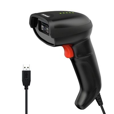 Symcode USB 2D Barcode Scanner Handheld Wired Automatic QR 