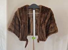 Vintage Mink Fur Stole, Unmarked Brand