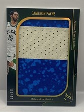 2024 Panini Silhouette CAMERON PAYNE Jumbo Game Used Patch Milwaukee #1/10 SSP