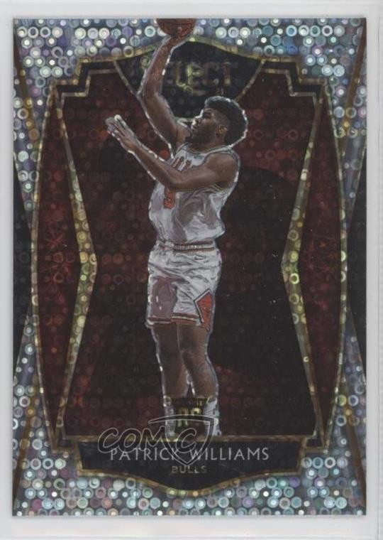 2020-21 Panini Select Premier Level Disco Prizm Patrick Williams #185 02v3