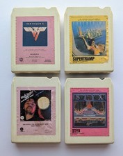 8 track tapes lot - Van Halen II, Styx, Supertramp, Bob Seger