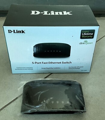 D-Link  DES (DES-1005E) 5-Ports External Ethernet Switch