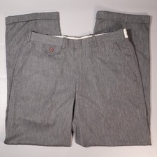 Vintage Orvis Mens 34x30 Micro Fiber Explorer Pants Gray Trousers Made In USA