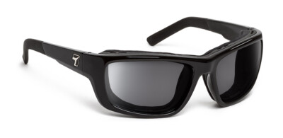 7eye by Panoptx Ventus Glossy Black Airshield with multiple lens options
