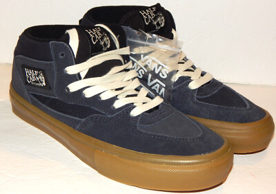 Vans Half Cab Skate Boarding Shoes Men's Size 8 Black / Gum