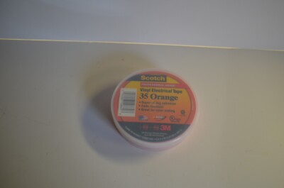 Scotch 3M Professional Grade Vinyl Electrical Tape 3/4 in x 66ft - Orange