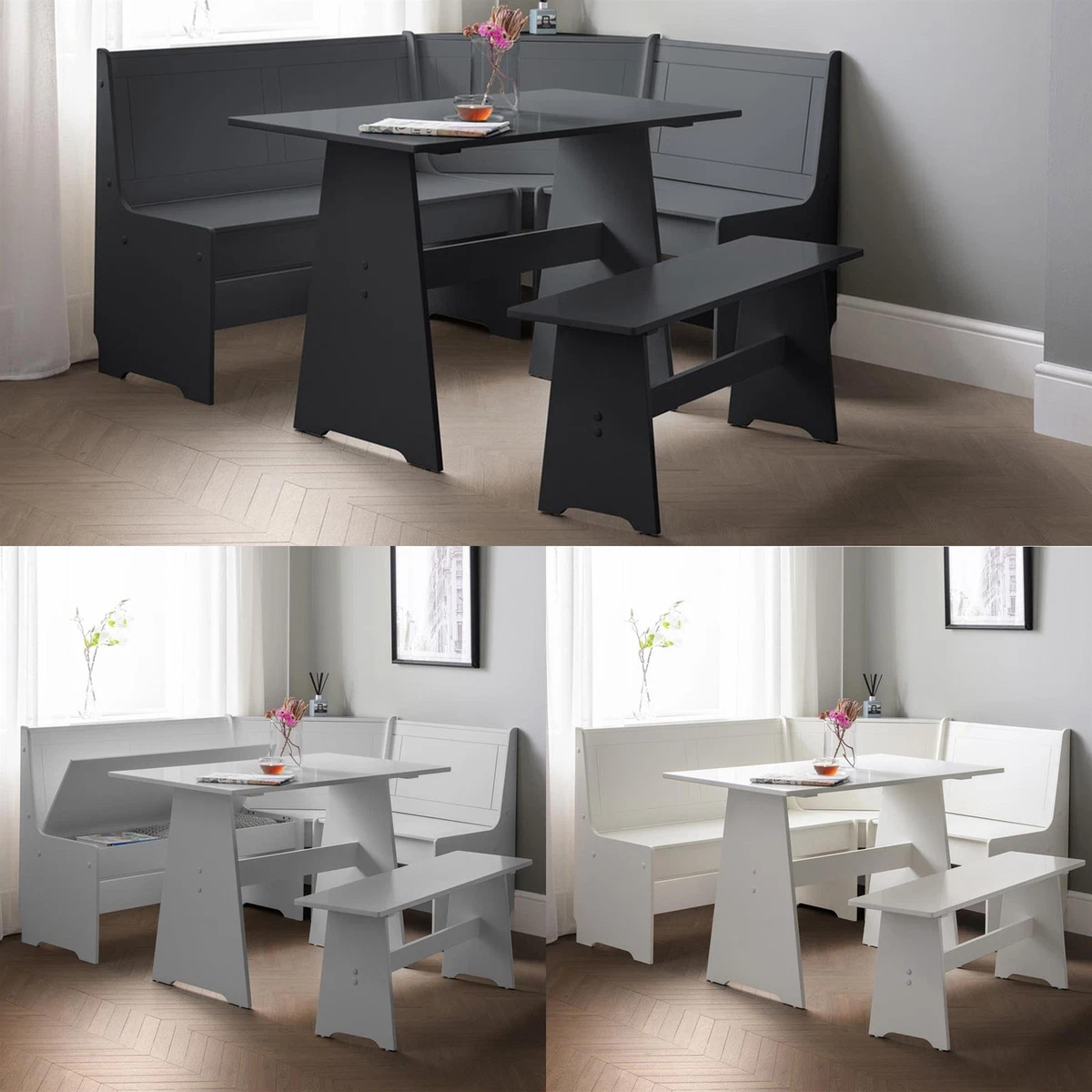 Dining table bench 2024 seat with back