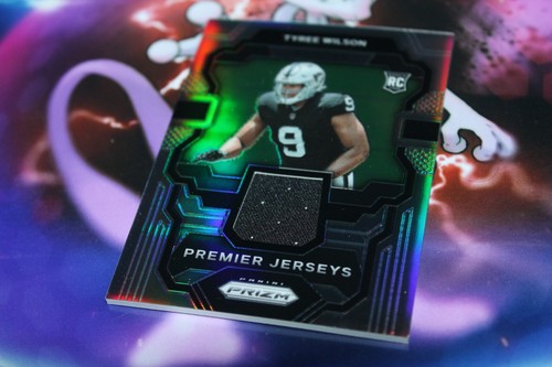 2023 Panini Prizm Tyree Wilson Premier Trikots silber prizm Rookie RC #PJ-TW
