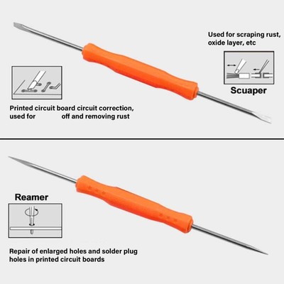 6Pcs Soldering Solder Iron Double sided Soldering Aid Repair Tools Easy to Use