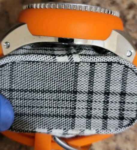 SWISSLEGEND+NEPTUNE NWOT ORANGE 10ATM STAINLESS STEEL SWISSMADE SAPPHIRE CRYSTAL - Picture 4 of 11