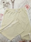 La  Coste Sport Size 9 Beige Color and Stripe White  Pants Unisex  F 4956 — photo 1