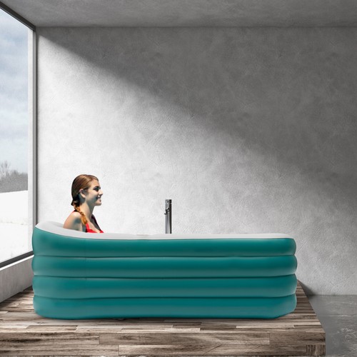 Foldable Bathtub Adult Large Shower Soaking Folding Water Spa Bath Tub Portable