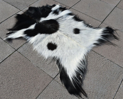 Angora Goat Leather Angora Goatskin Fur Rug Pelt Hide 100% Natural Goat Skin Rug
