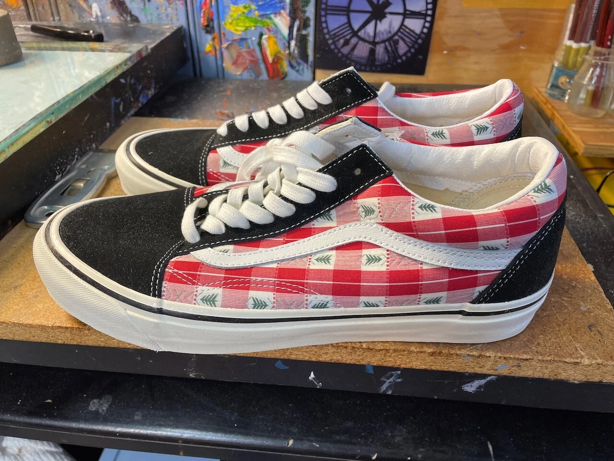 Vans Old Skool 36 DX Anaheim Factory - Red Plaid for sale | eBay