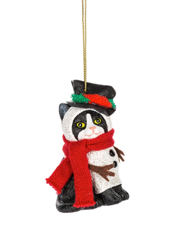 Feliz Navidad Cat Holiday Ornaments - Image 3 of 4