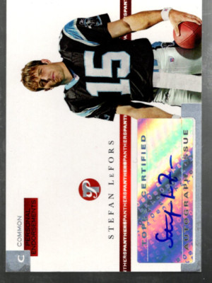 A9307- 2005 Topps Pristine Endorsements Autogramme # Sl Stefan Lefors C Kfz /