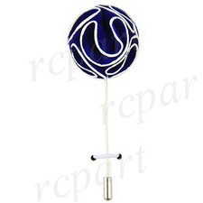 New in box Men's Suit brooch chest brooch royal blue white sphere lapel pin