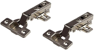 2x Topfscharnier Set Eckanschlag Küchen Schrank Scharnier 35 mm Topf Dämpfung