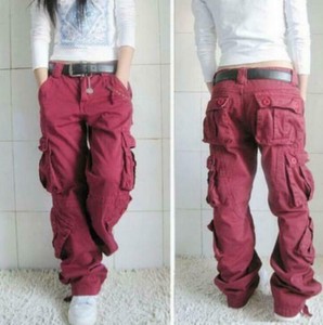 women's plus size cargo work pants