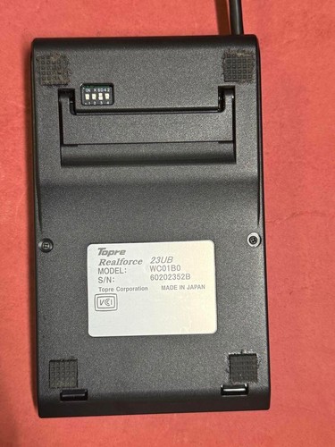 Topre Realforce 23UB Tenkeyless Keypad WC01B0 Cable USB Black - Picture 2 of 2