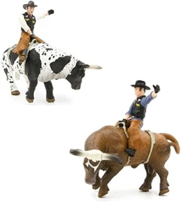 Little Buster Bucking Bull and Rider 2 Pack