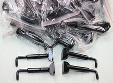 10 sets black alloy Violin Chin rest Clamp Screw 4/4-3/4 size violin accessories