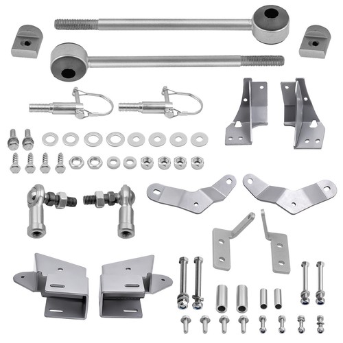 FRONT CONTROL ARM DROP BRACKETS+SWAY BAR LINKS KIT FOR JEEP CHEROKEE XJ 1984-01